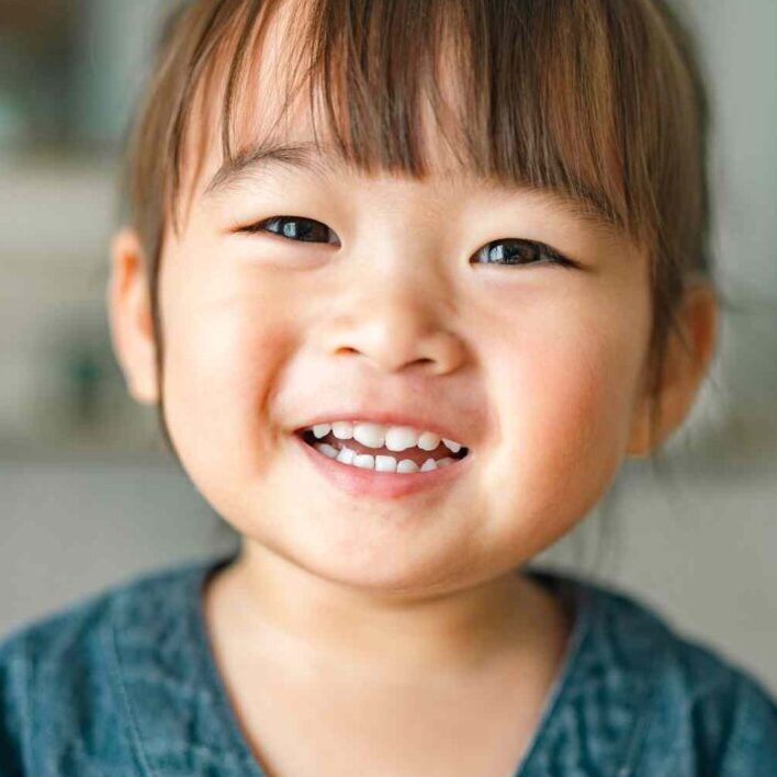 A young girl opted for a root canal to preserve primary teeth damaged due to decay in Pflugerville.